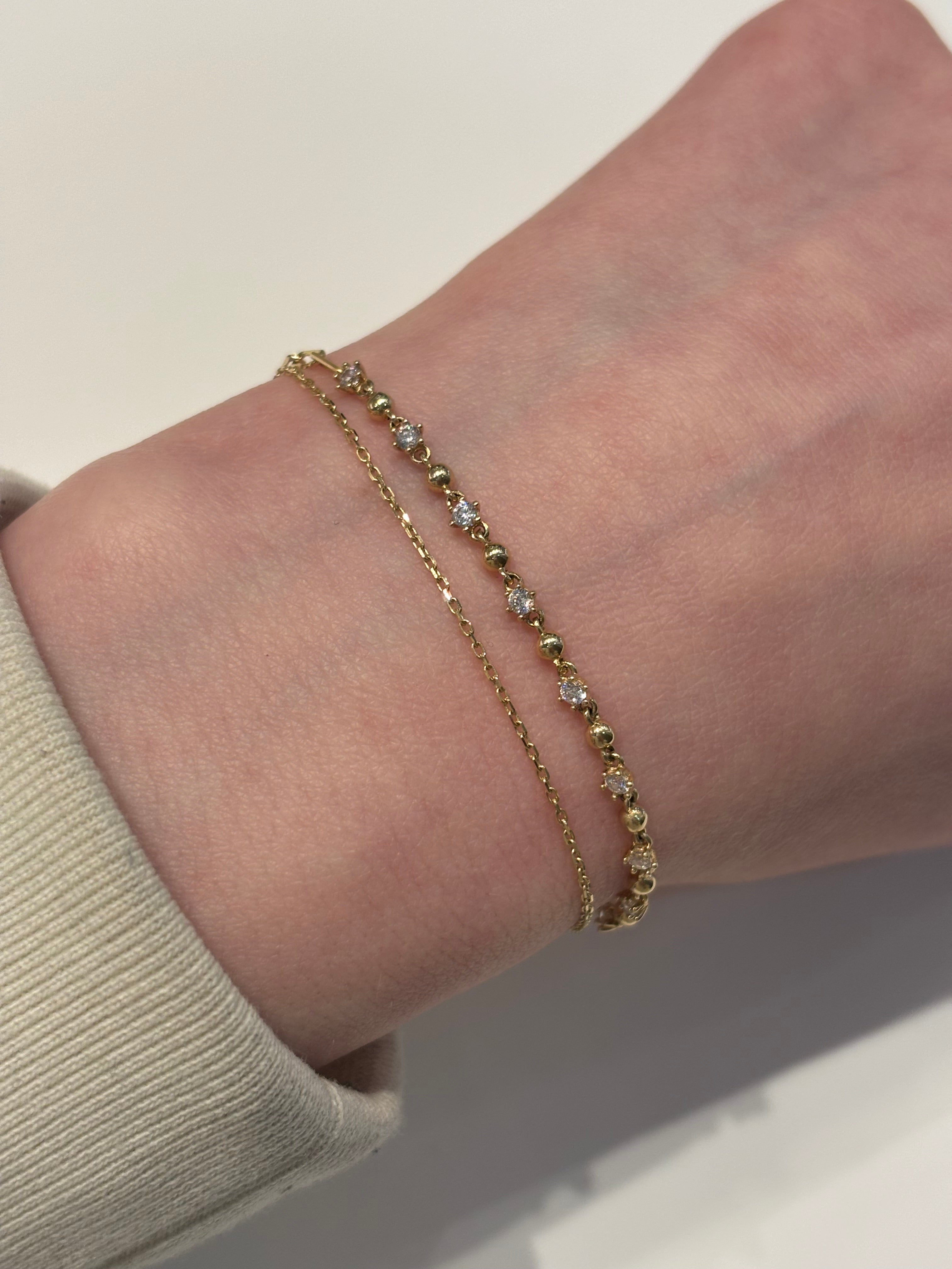 Dainty Dual Bracelet