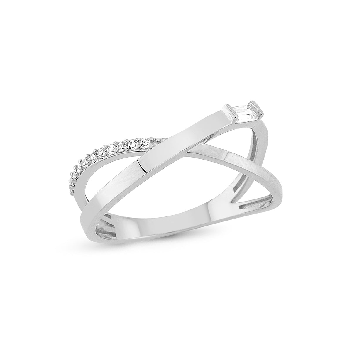 Duet Baguette Ring